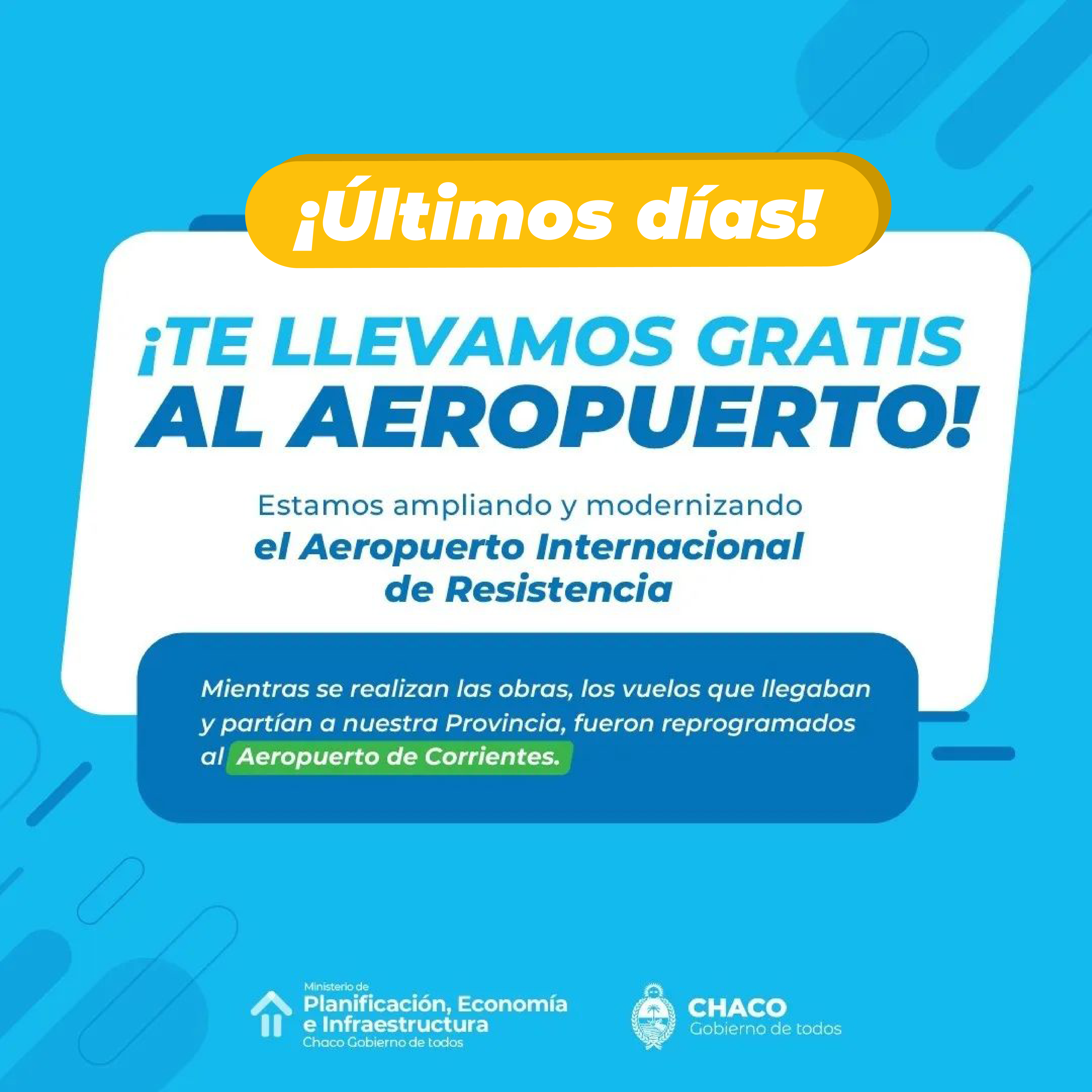 Te llevamos gratis al aeropuerto
